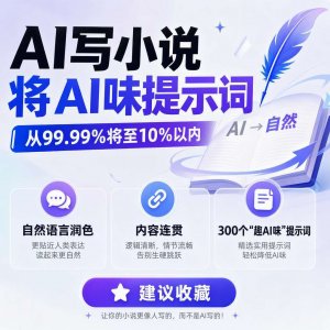 300个去AI味提示词 logo